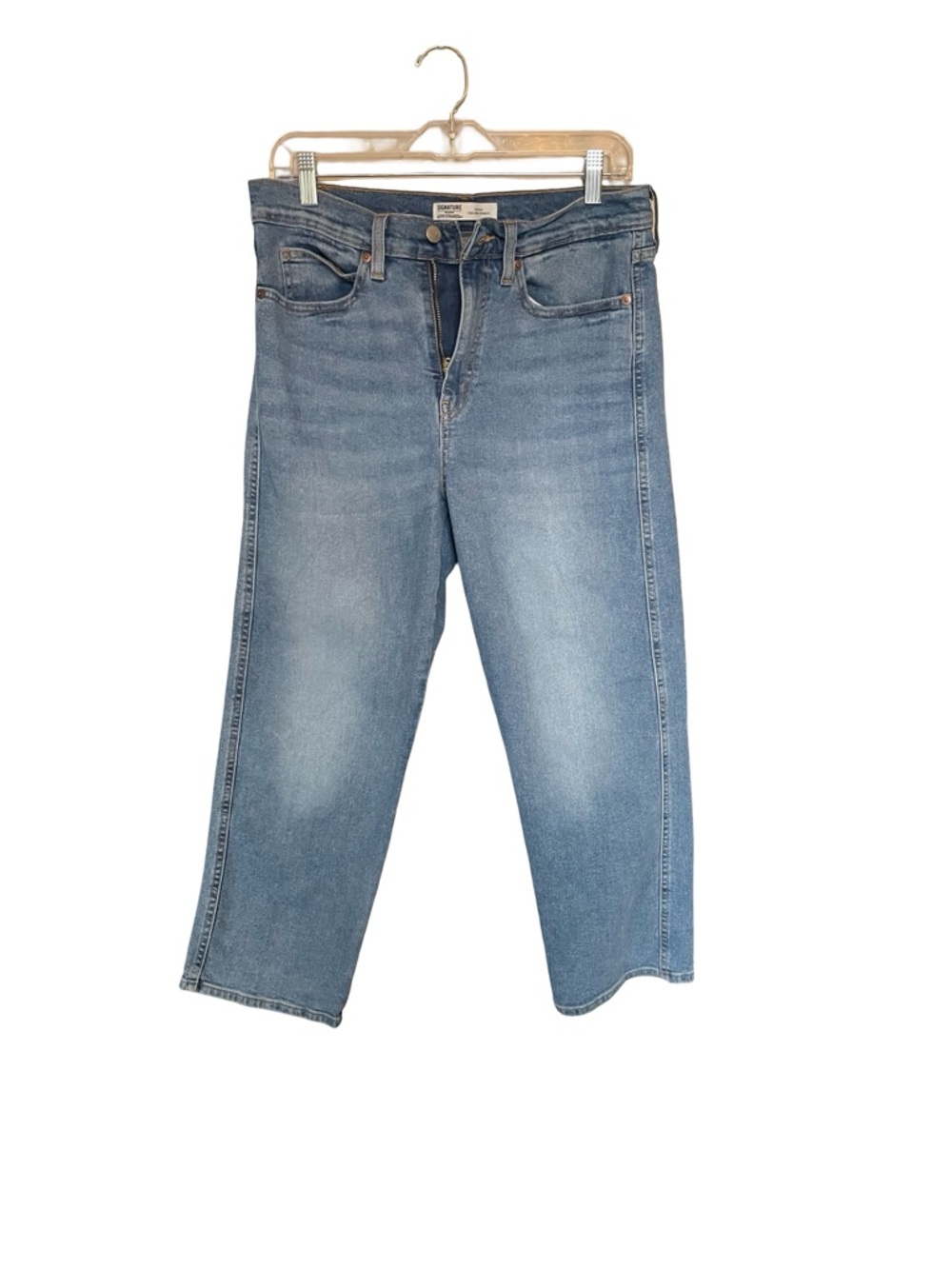 Levi’s Signature High Rise Straight Jeans Light Wash Size 30